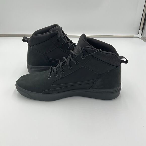 Men\'s Timberland Allston Mid Lace Sneaker Boot‎ Black Nubuck Leather TB0A69V5EQ4 main image 4